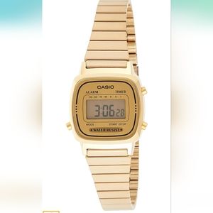 Ladies mini gold casio classic digital watch retro LA670WGA-9